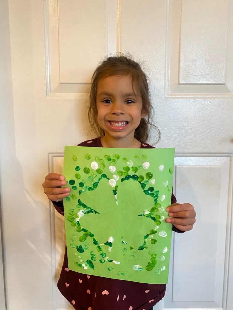 st patricks day art- march