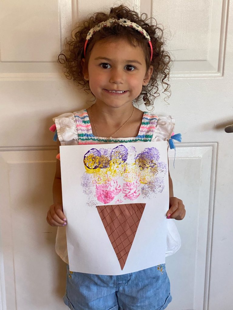 summer ice cream art project