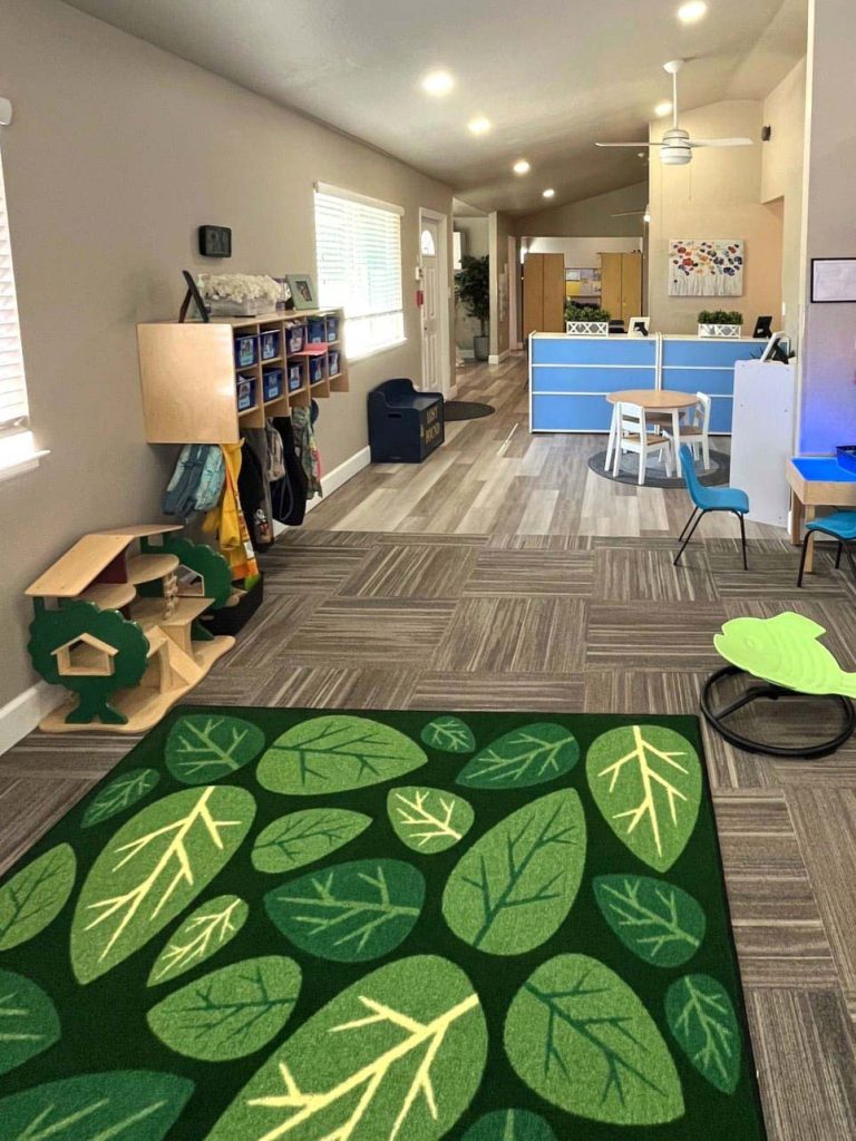 Concord 3 Sunshine House, CA Concord preschool classroom, children and teacher, inside building 1
